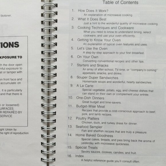 Kenmore Microwave Cookbook Vintage 1984 - Picture 5 of 10